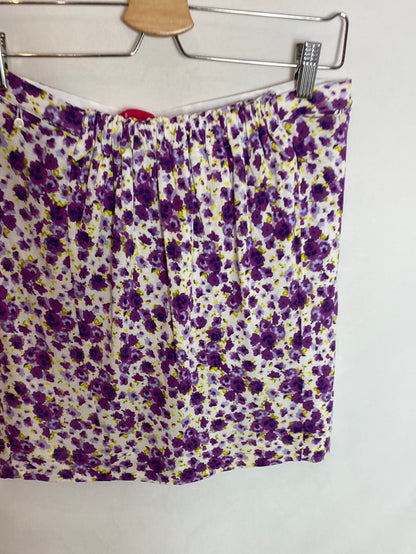 TINTORETTO. Falda blanca flores T.38