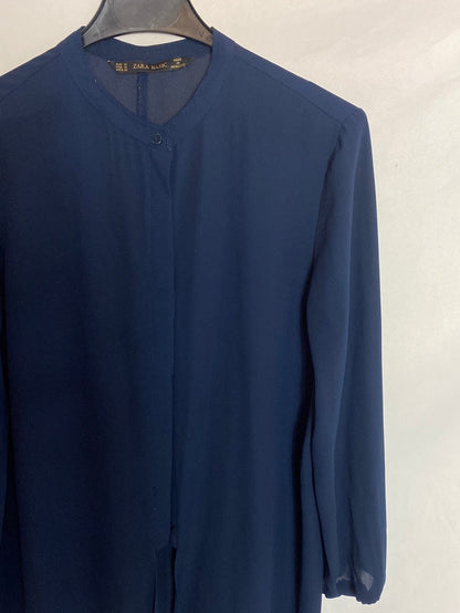 ZARA. Navy blue blouse. TS 