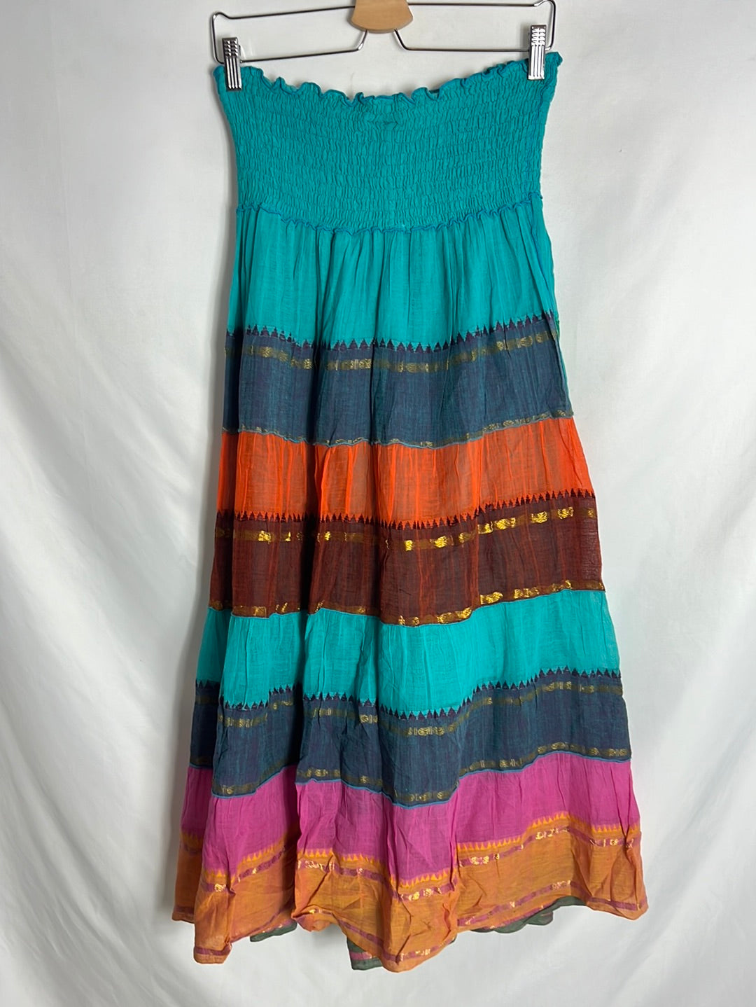 TRES IBIZA. Falda larga colores. T M/L