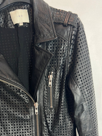 Moto Jackets Iro Studded Leather Jacket Iro Black Studded Leather