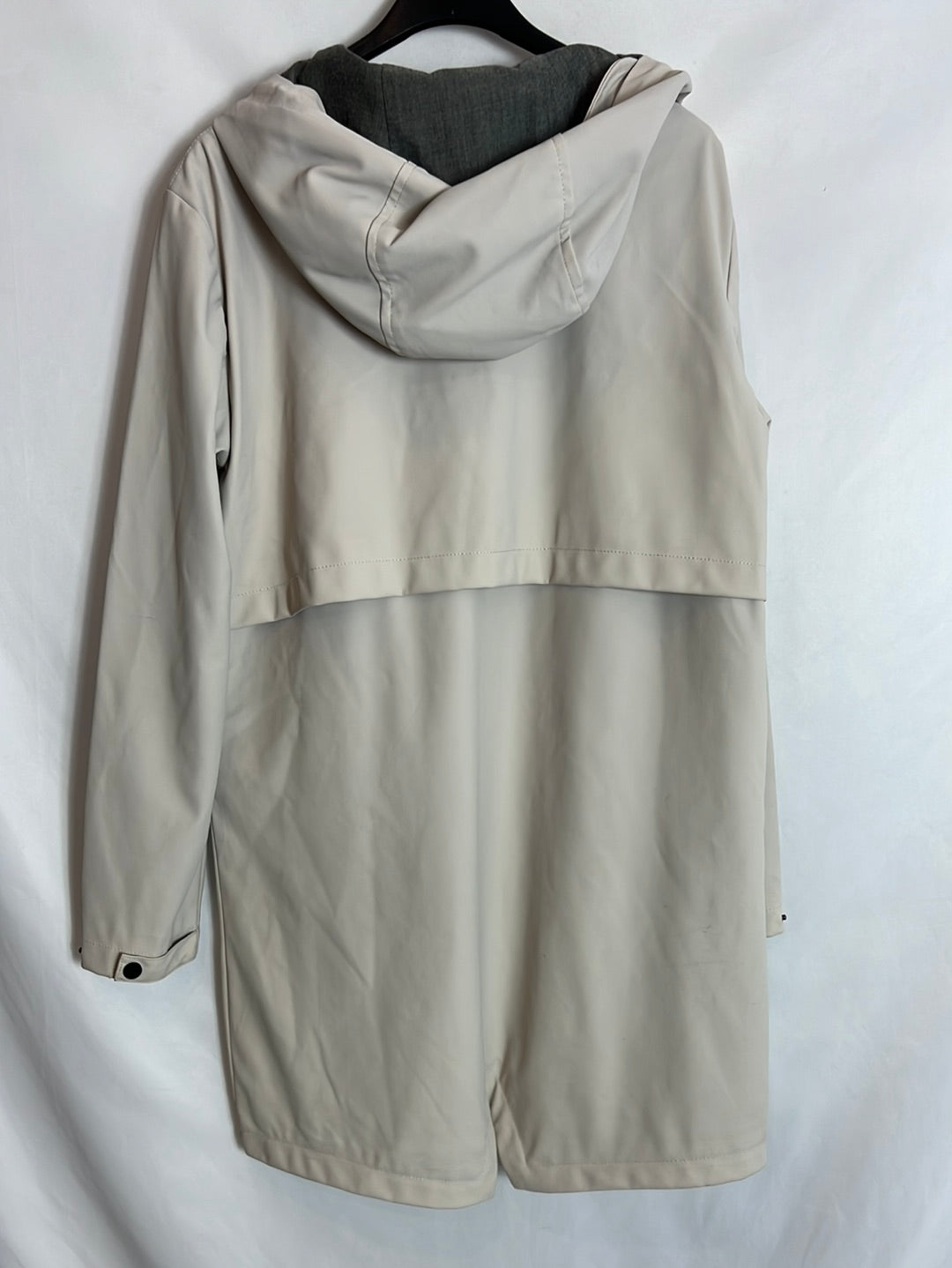 ZARA. Chubasquero beige impermeable T.s (TARA)