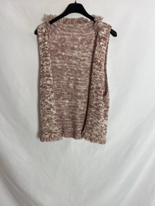 OTHERS. Knitted vest with fringes. YOUR