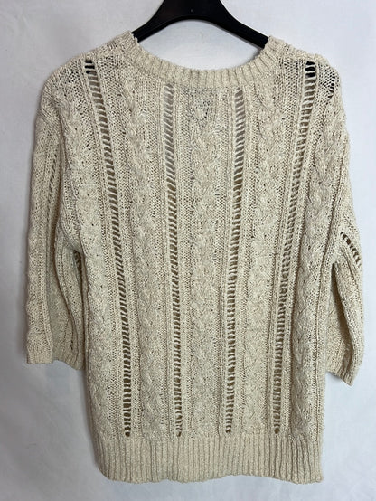 MANGO. Jersey punto abierto T.m