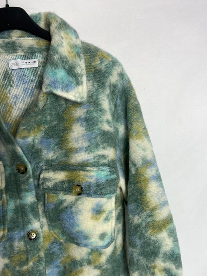 ZARA. Cazadora punto. T.13-14(xxs)