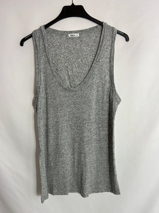 MI&amp;CO. Heathered grey tank top. TS
