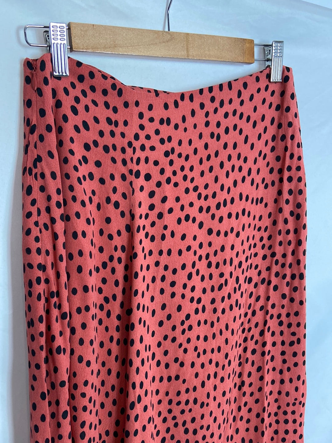 INTROPIA. Falda teja lunares T.38