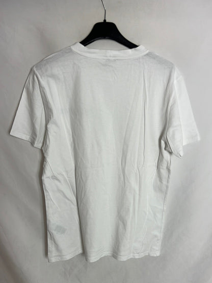 SANDRO. Camiseta blanca bolsillo. T L