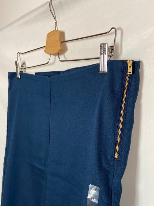 H&M. Pantalón de vestir azul T. 46