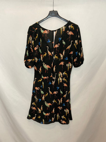 ZARA. Black flamenco dress TS