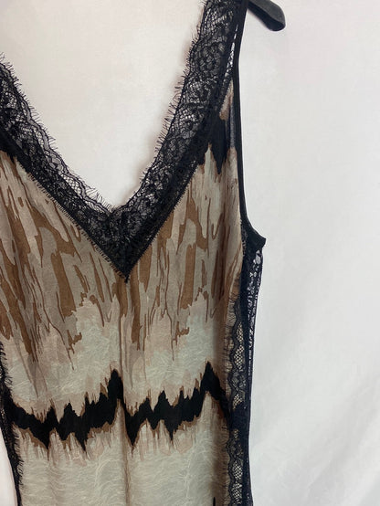 ZARA. TS midi slip dress