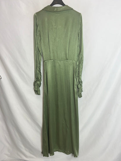 &OTHER STORIES. Vestido largo verde T.36
