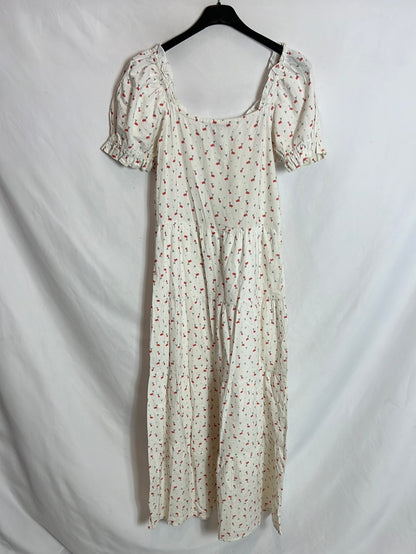 Long floral dress T.xs