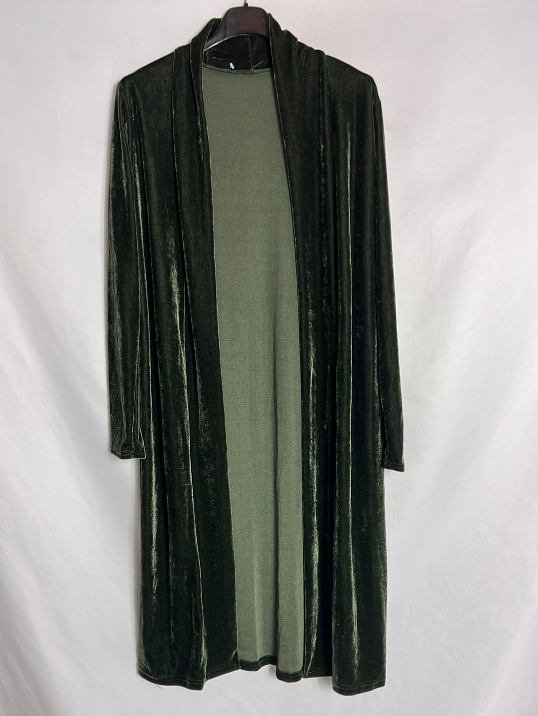 OTRAS. Chaqueta terciopelo verde. TU (S/M)