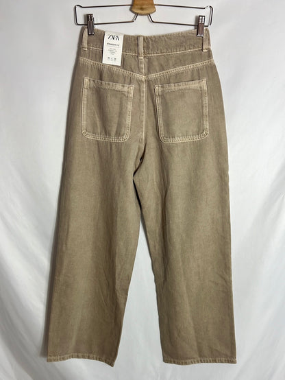 ZARA. Dark beige culottes. Size 36