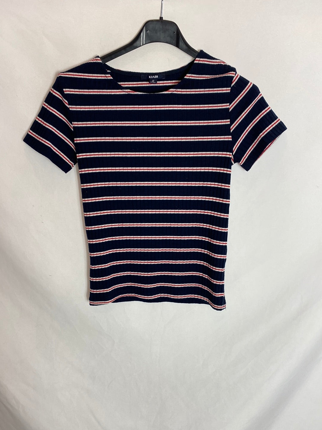 KIABI. Striped knit top. XS