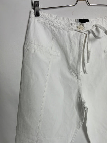 BIMBA Y LOLA. Thin white trousers. TM