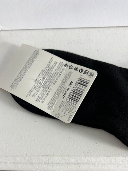 CALZEDONIA. Calcetines negros gruesos. T35-39