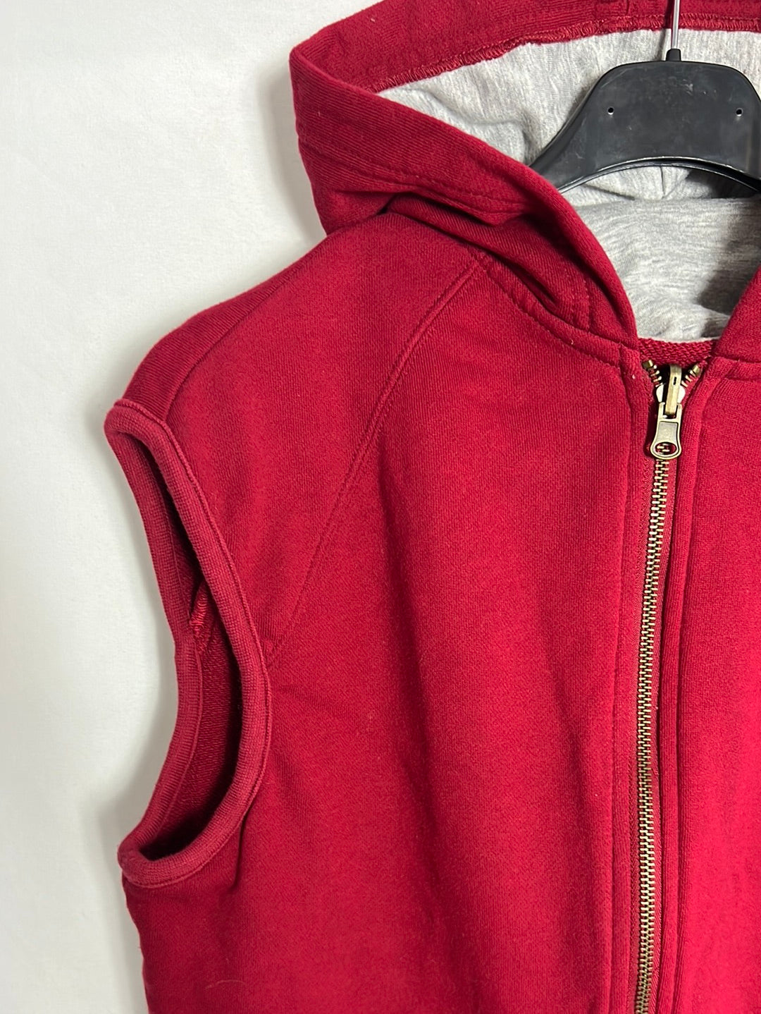 EASYWEAR. Chaleco cremallera rojo. T M