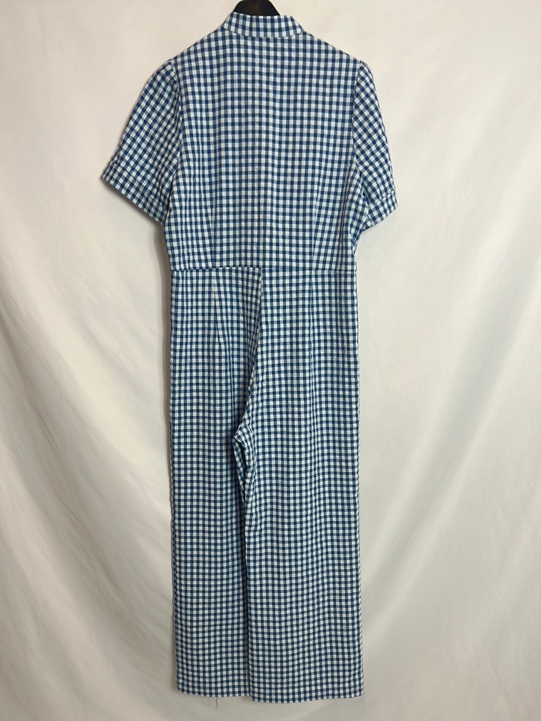 TRIANA BY C. Mono midi cuadros vicy azules. T S