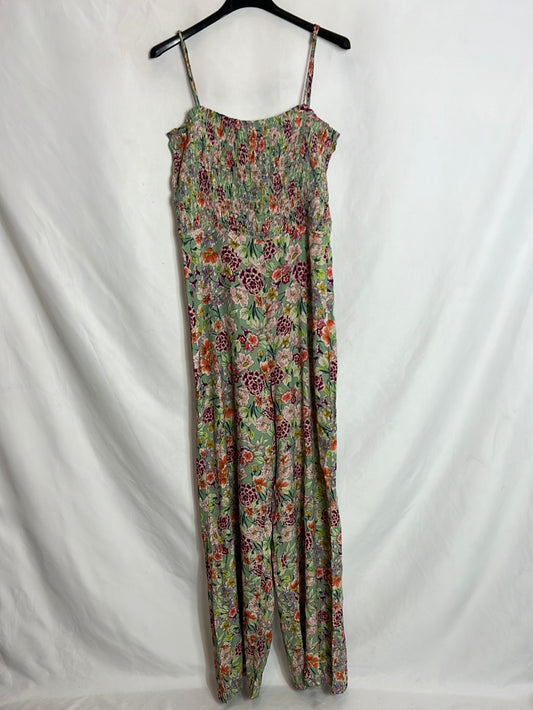 ZARA. Floral print long jumpsuit. Ts