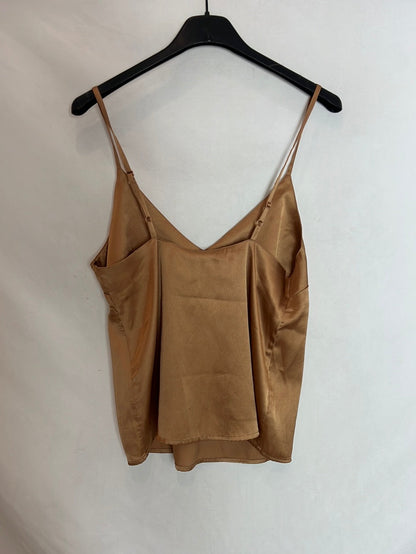 ASOS. Blusa tirantes satinada . T XS