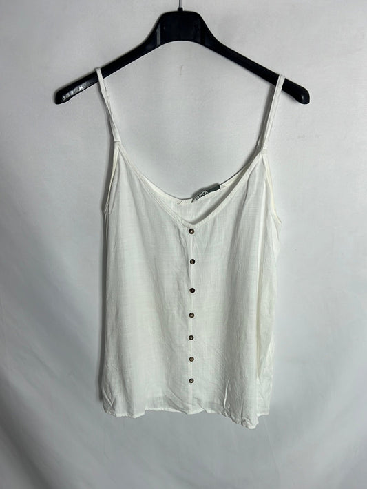 ONLY. White Tank Top. Ts