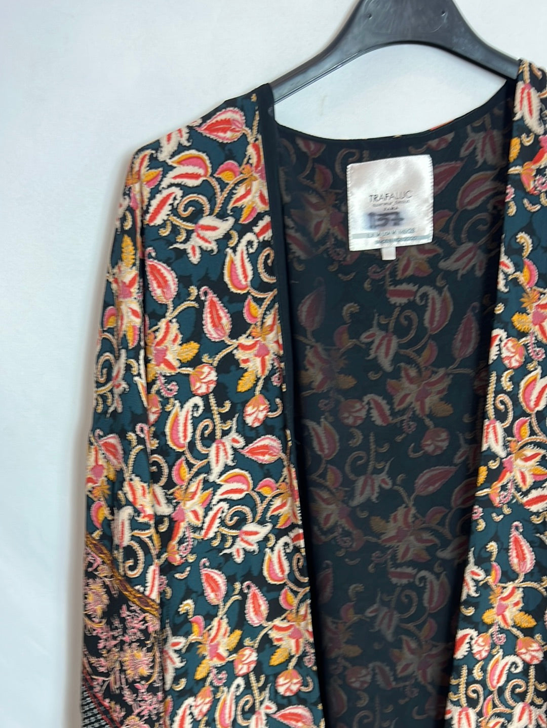 ZARA. Kimono estampado flores. T M