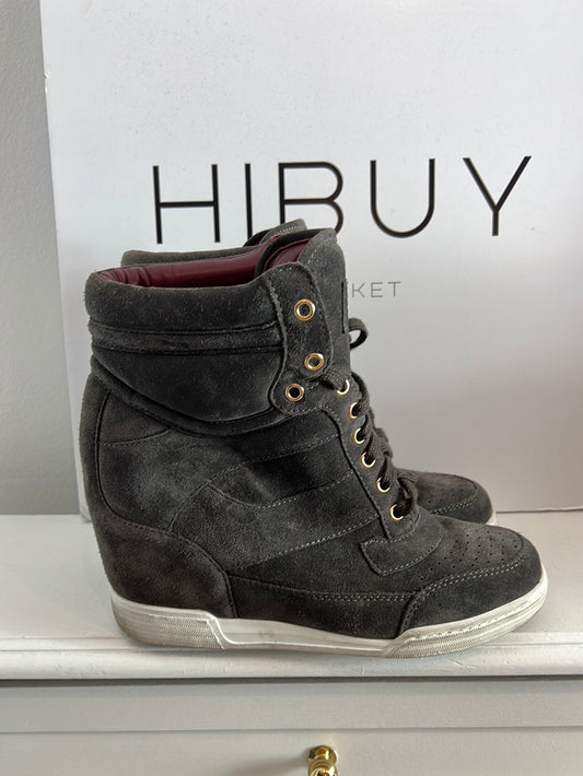 MARC JACOBS. Botines deportivos cuña interior. T 40