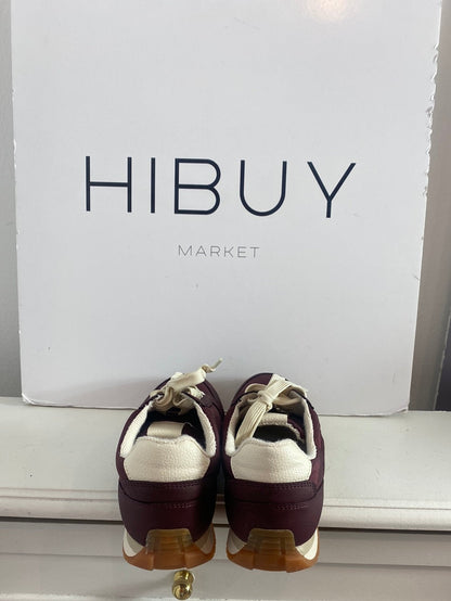 PARFOIS. Zapatillas burdeos T.38