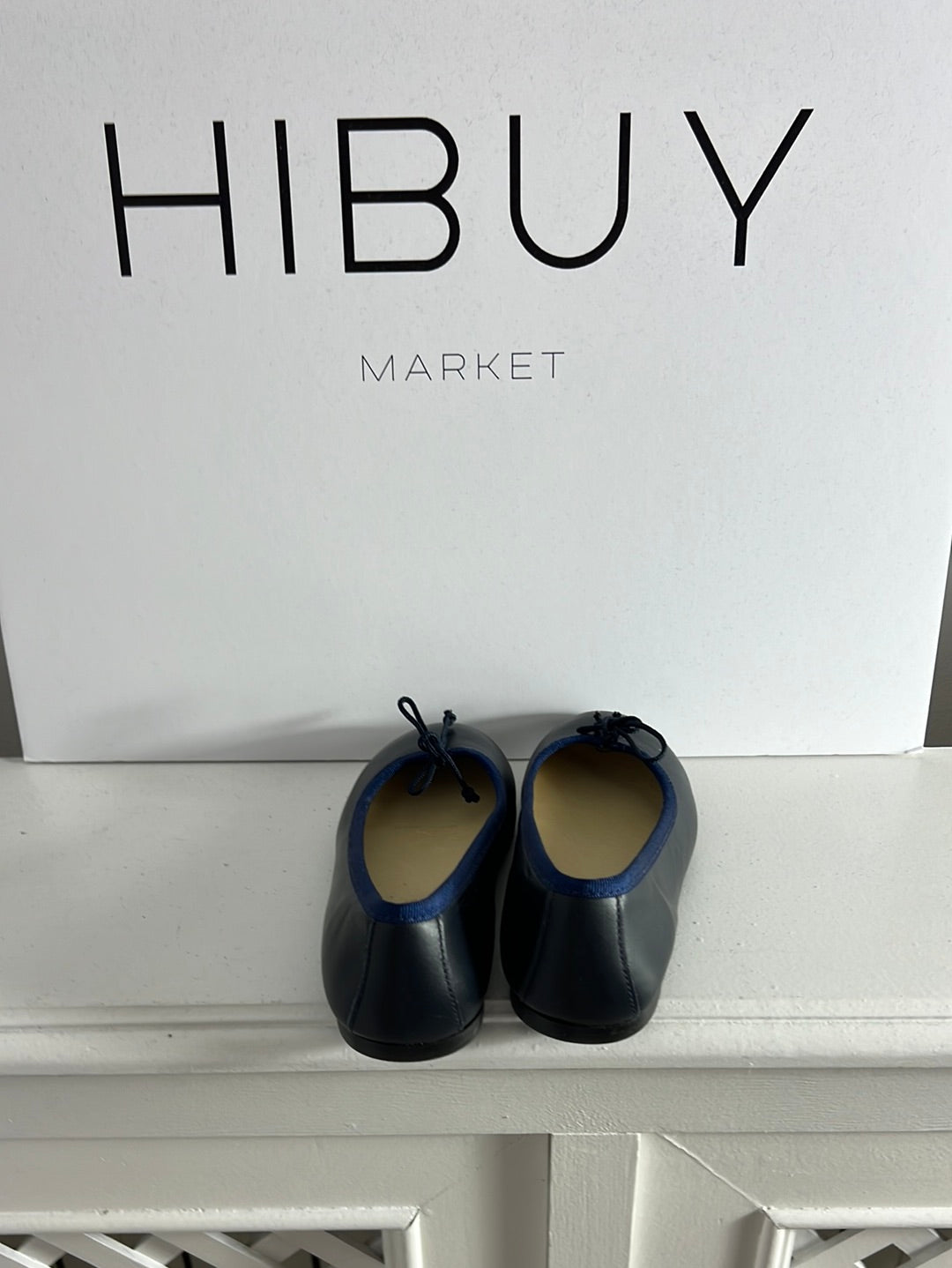 PISAMONAS. Bailarinas piel azul marino. T 30