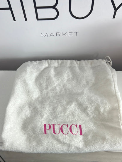 EMILIO PUCCI. Sandalia plana hebillas. T 37