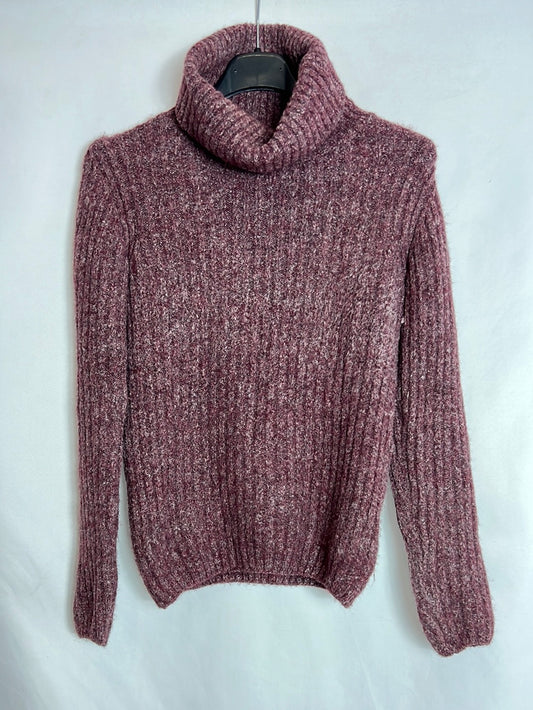 SUBDUED. Jersey burdeos jaspeado. T S