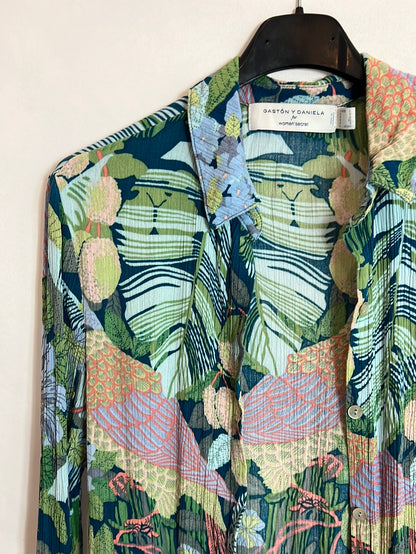 WOMEN´S SECRET. Kimono/bata flores abotonado. T S