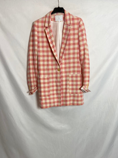 SCALPERS. Blazer de cuadros T.38