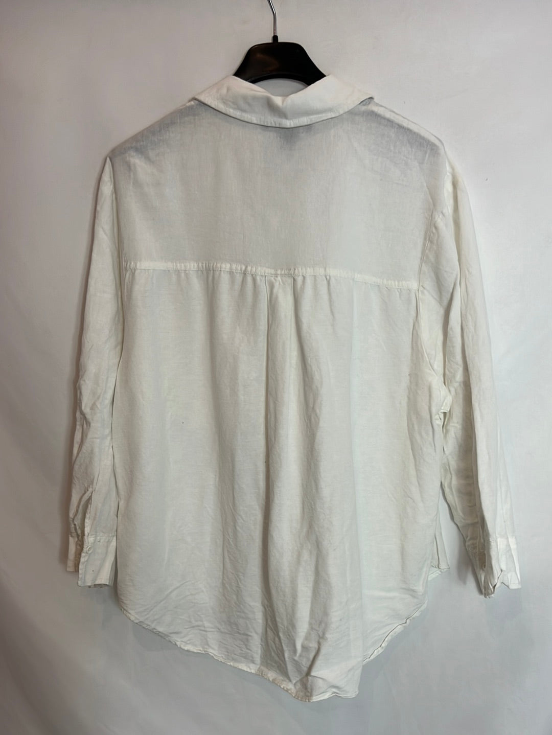 PRIMARK. Camisa blanca oxford T.38