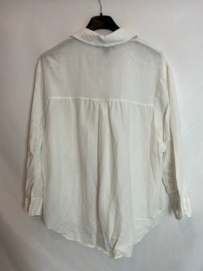 PRIMARK. Camisa blanca oxford T.38