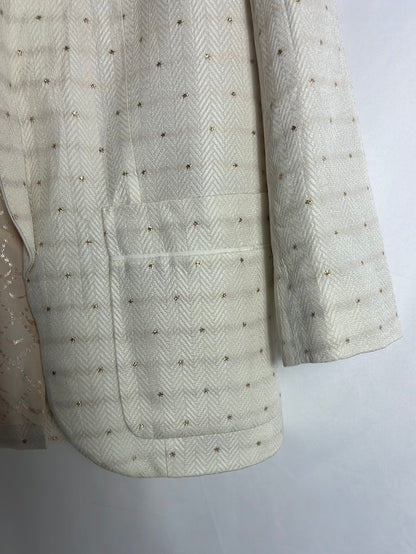 ZADIG&amp;VOLTAIRE. Beige blazer with gold stars. Size 34