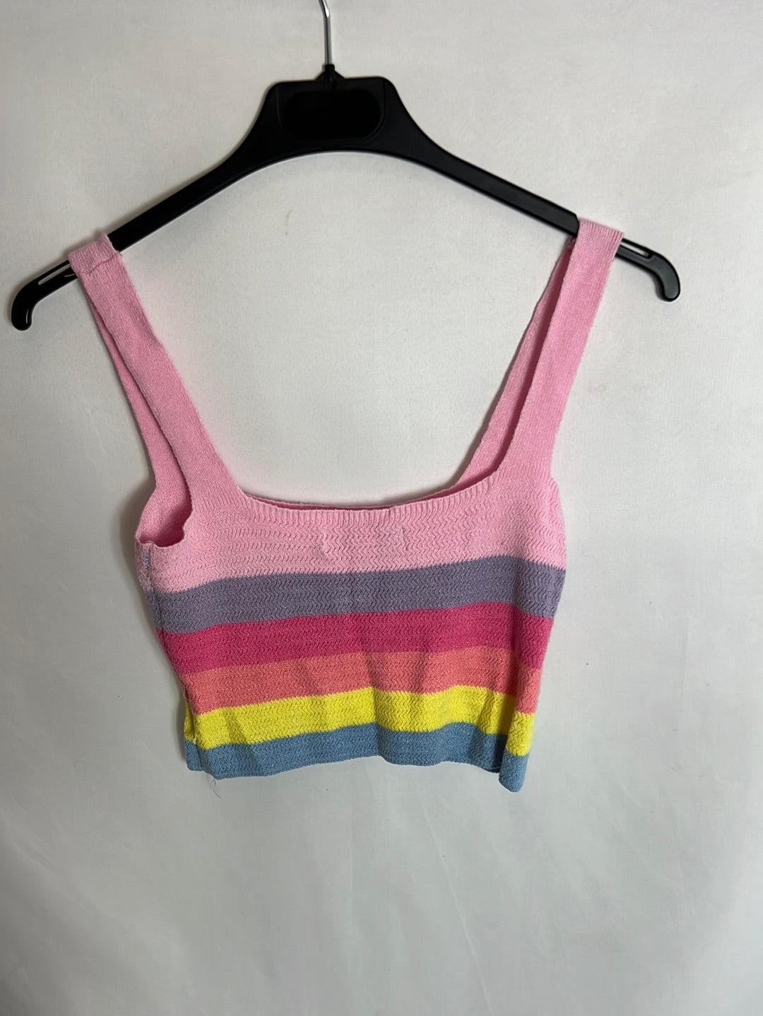MIINTODAY. Croptop rayas colores TU(xs)