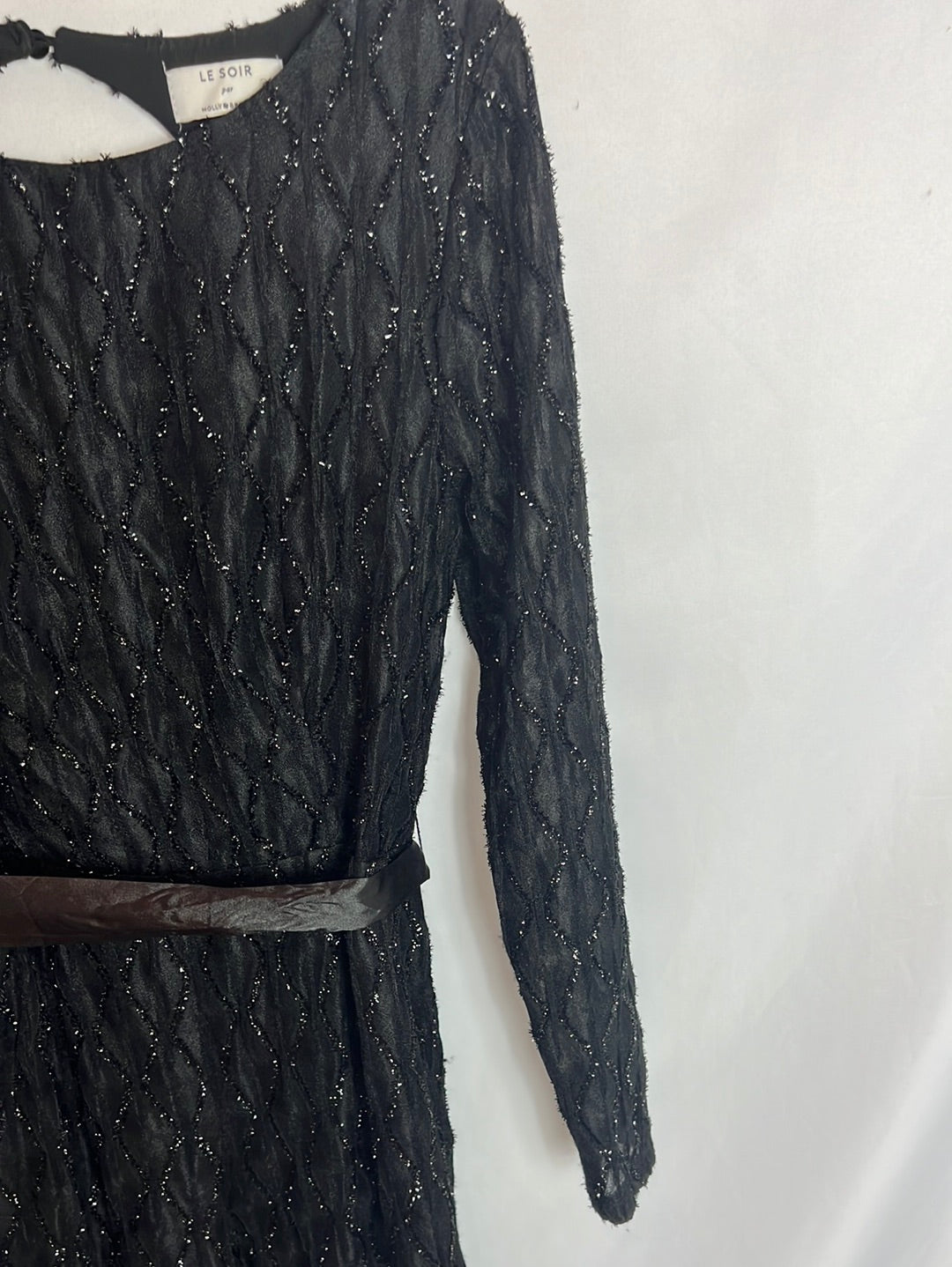 MOLLY BRACKEN. Mono negro largo hilos TU(S)