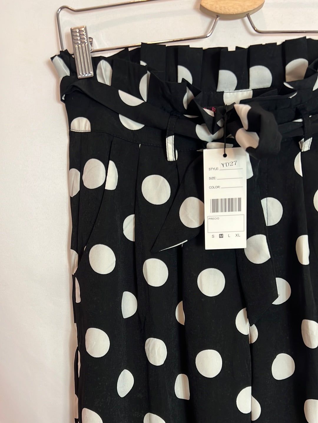 LE CHIC WM. Pantalón acho lunares T.m