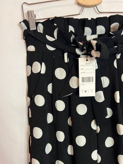 LE CHIC WM. Pantalón acho lunares T.m