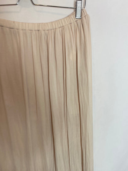 ZARA. Falda larga abertura lateral. T.L