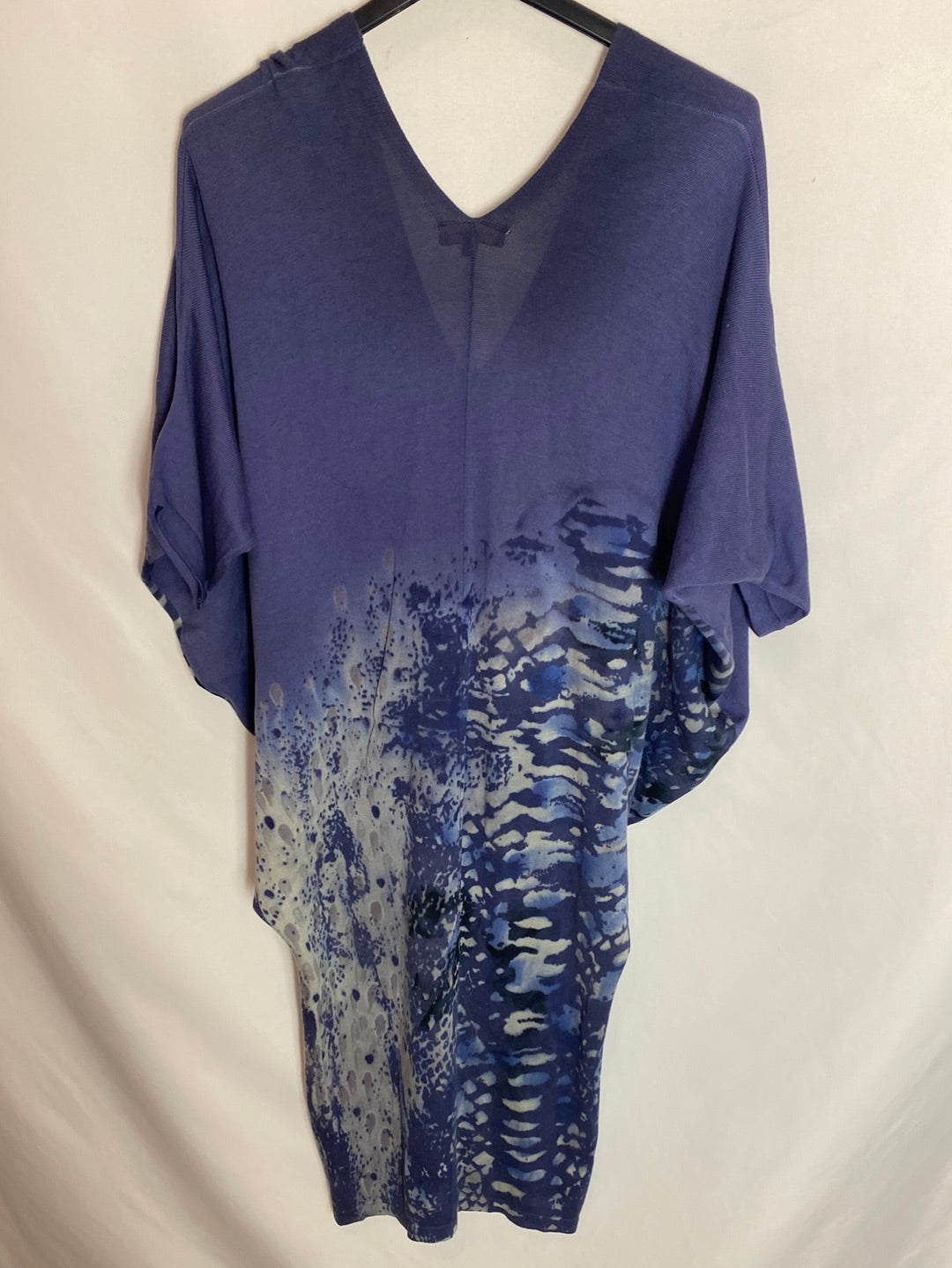 ADOLFO DOMINGUEZ. Short blue shirt dress Ts