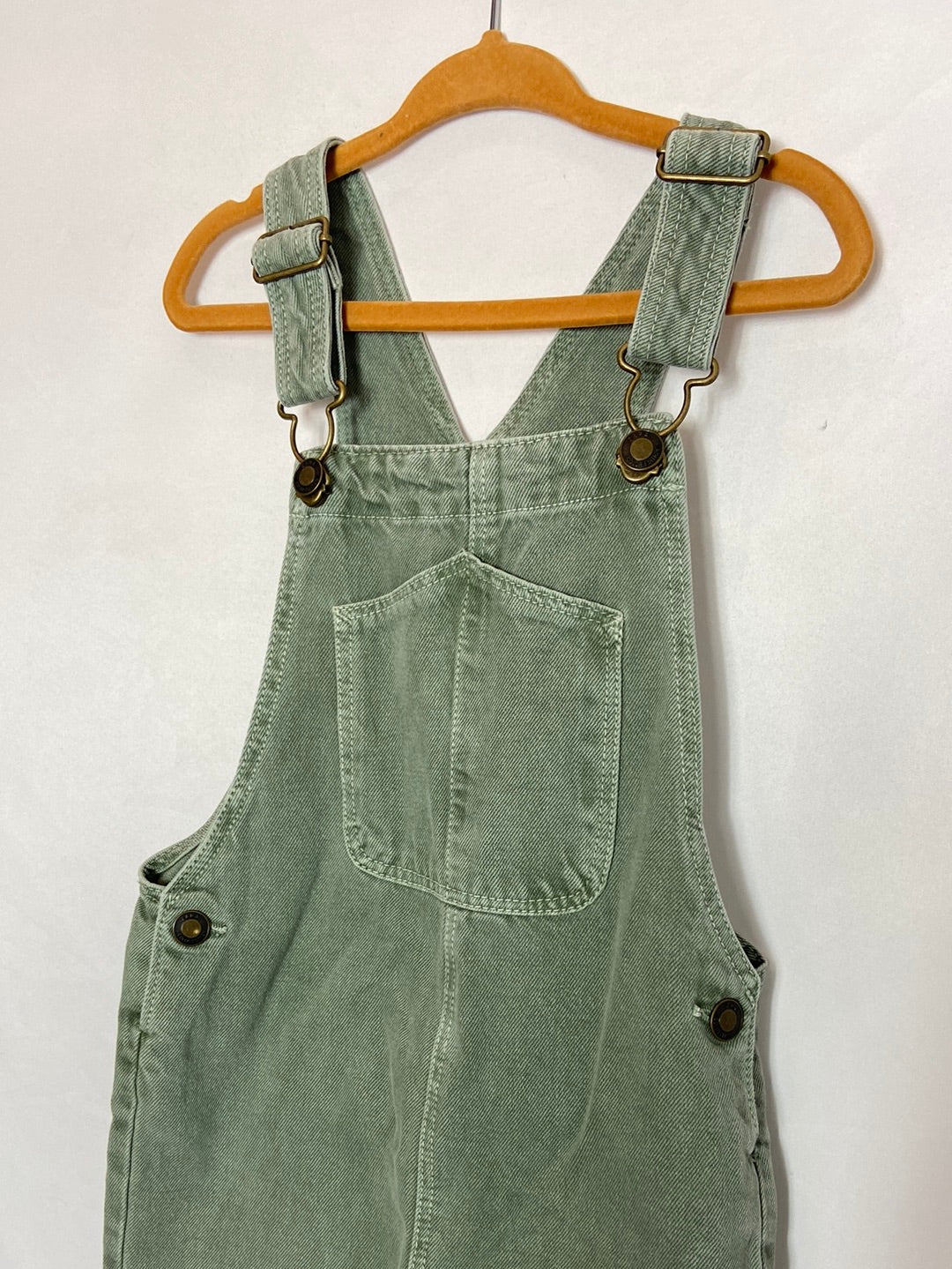 ZARA. Peto vaquero verde T. 2-3 años