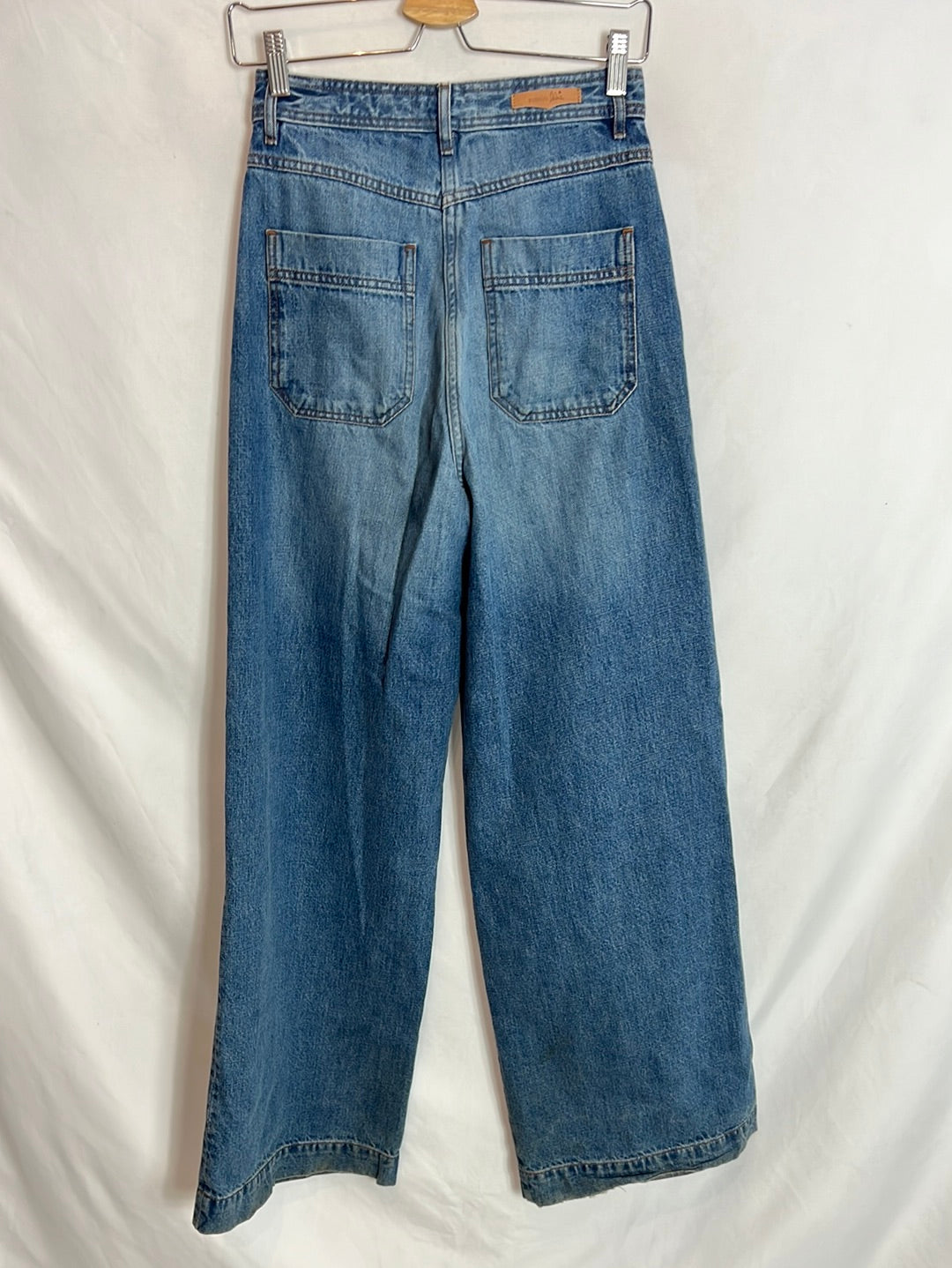 Wide denim trousers size 36