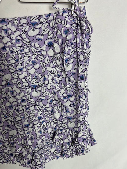 LEFTIES. Falda pantalón estampada. T M