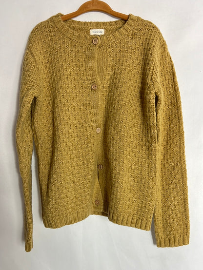 GOCCO. Chaqueta mostaza textura. T 7-8 años