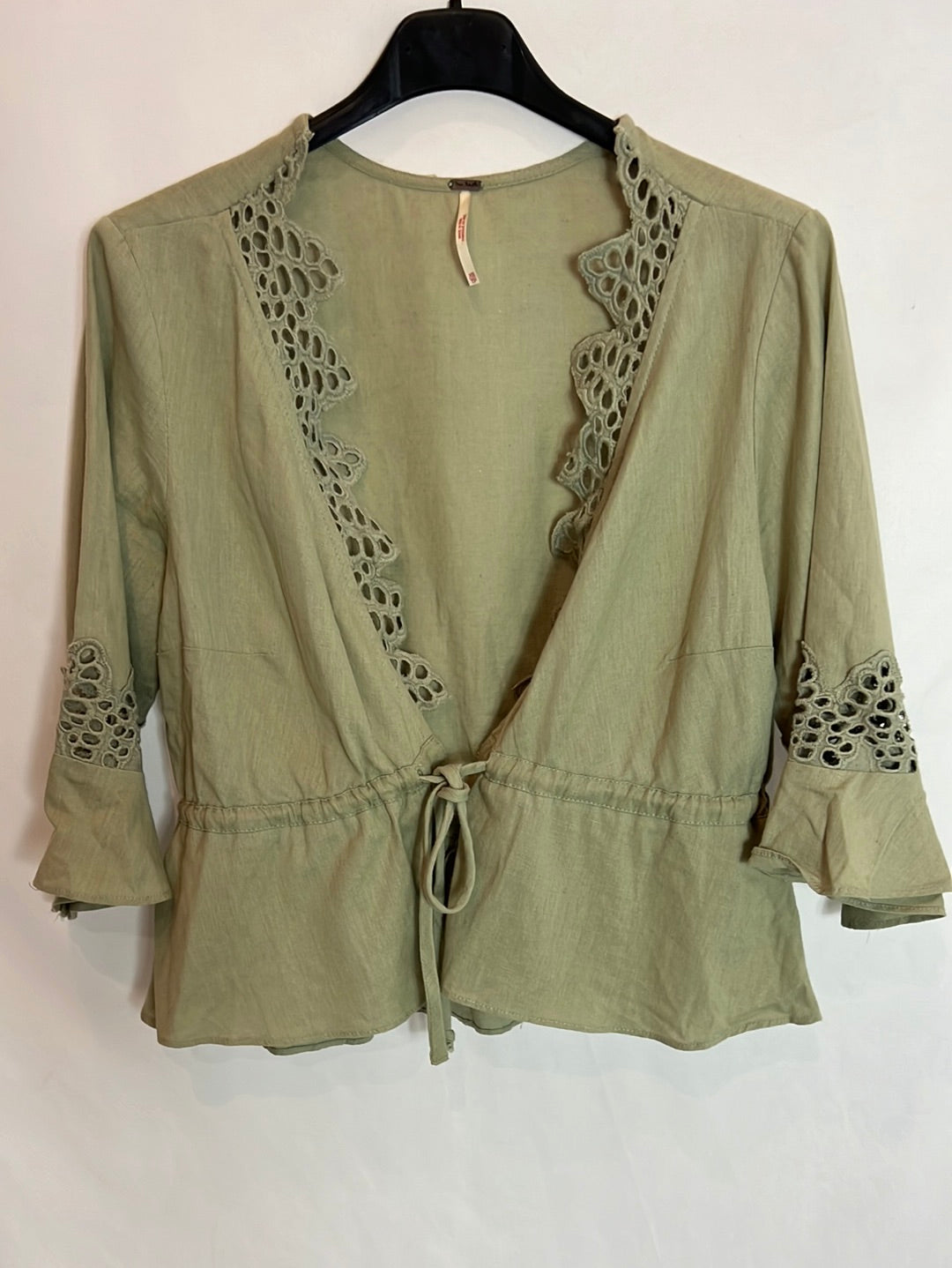 FREE PEOPLE. Green light jacket. Size XS