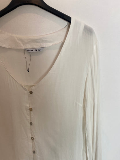 LEFTIES. Camisa blanca botones T.M