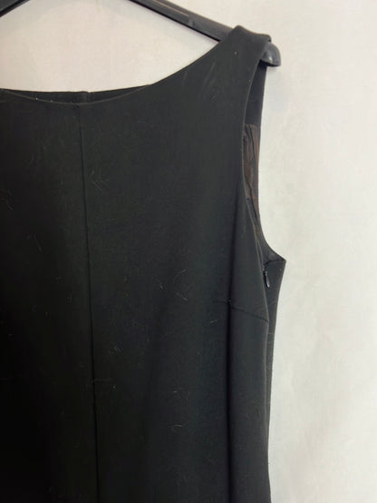 ZARA. Black palazzo jumpsuit Tm